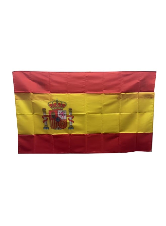 Stormflag Spain Flag Wearable Flag Cape Suitable for Football Matches and Street Parties (90x150cm/3x5 ft) - Image 1